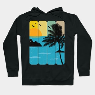 Sunset Beach Vintage Hoodie